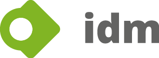 idm logo allowing to return to the main homepage of the website